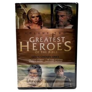 Greatest Heroes of the Bible Vol 2 God's Chosen Ones DVD Brand New Sealed